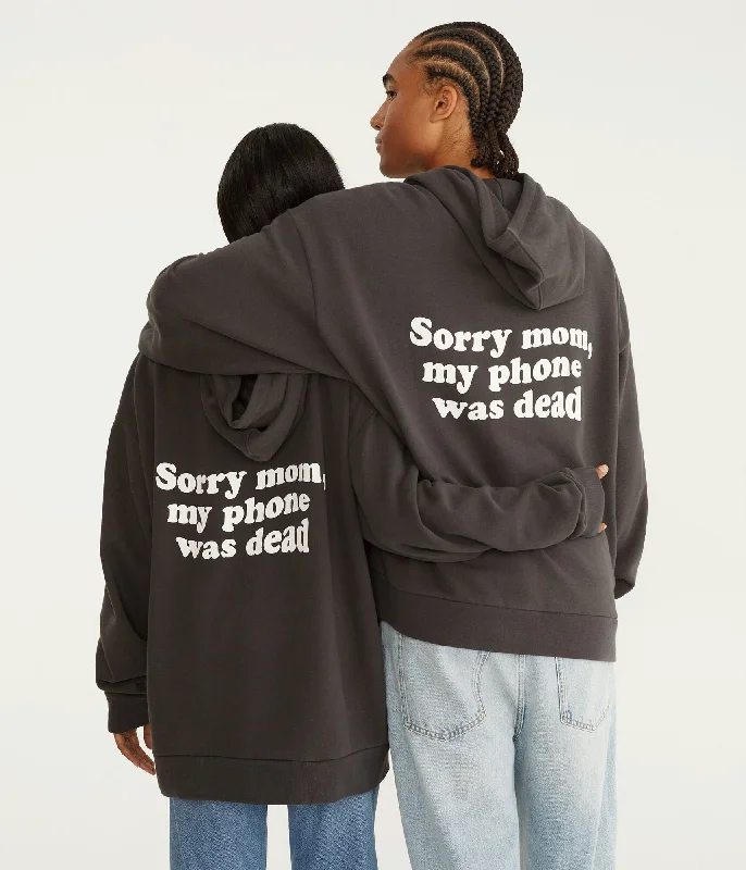 Aeropostale Sorry Mom Essentials Pullover Hoodie Kimono Neck Pullover