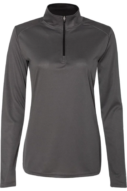 Badger Womens B-Core Quarter-Zip Pullover Bolero Style Sweater