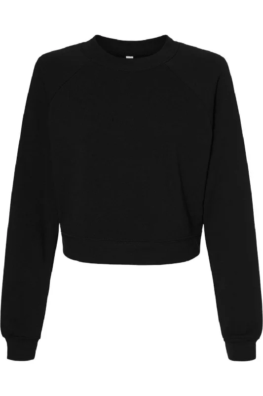 BELLA + CANVAS Women´s Raglan Pullover Fleece Angora Wool Cozy
