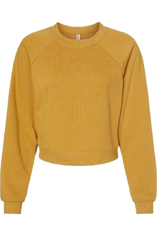 BELLA + CANVAS Women´s Raglan Pullover Fleece Puff Sleeve Stylish