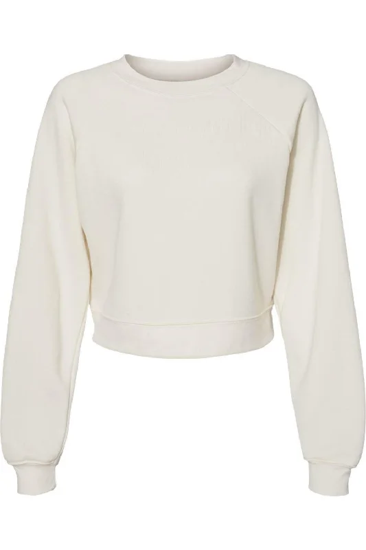 BELLA + CANVAS Women´s Raglan Pullover Fleece Slouchy Comfort Pullover