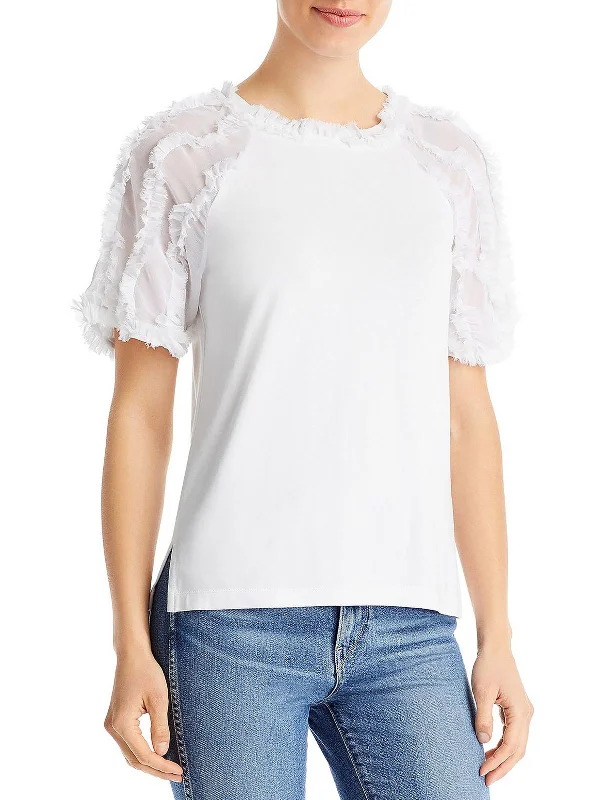 Betsy Womens Casual Rayon Pullover Top Sarouel Sleeve Pullover