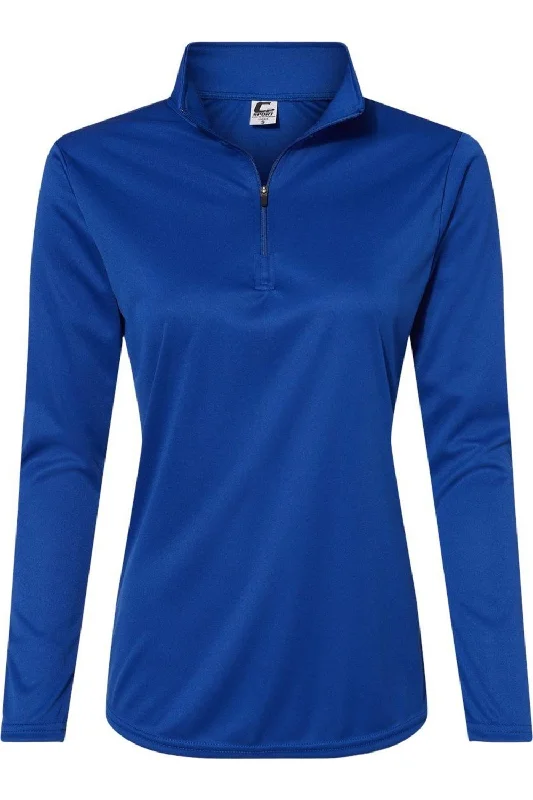 C2 Sport Women´s Quarter-Zip Pullover Square Neck Pullover