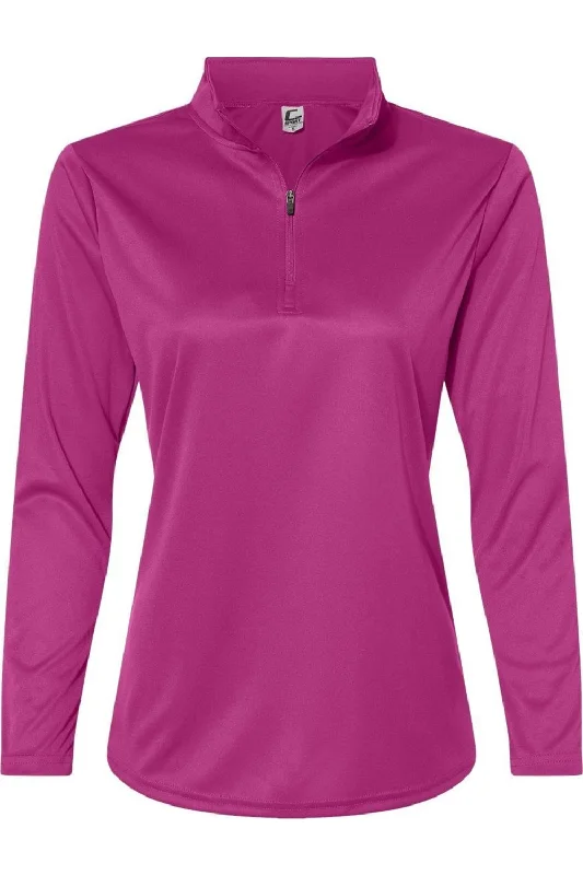 C2 Sport Women´s Quarter-Zip Pullover Shawl Collar Sweater