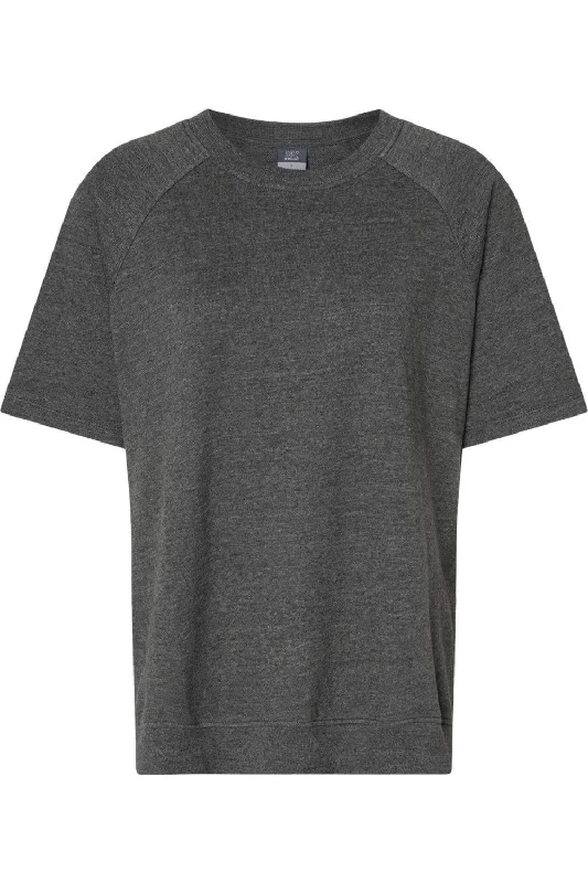 MV Sport Women´s French Terry Short Sleeve Crewneck Pullover Alpaca Blend Soft