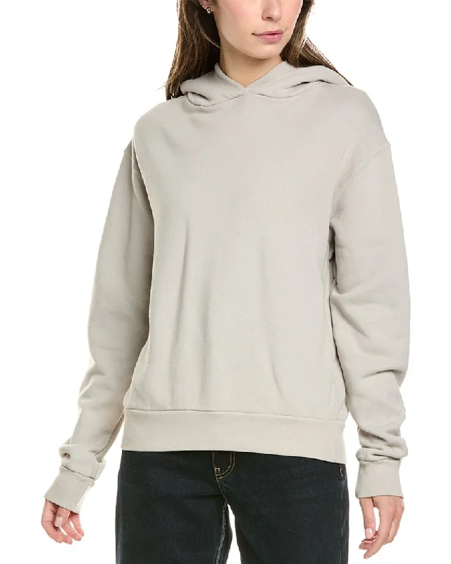 perfectwhitetee Fleece Pullover Hoodie Jewel Neck Pullover