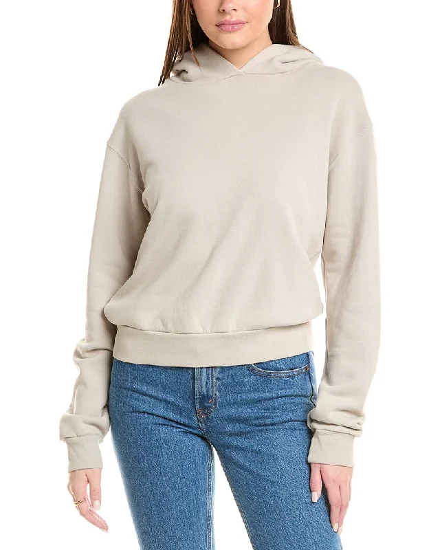 perfectwhitetee Fleece Pullover Hoodie Honey Neck Pullover