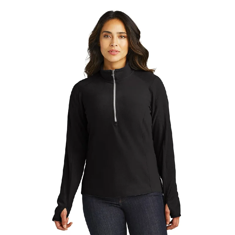 Port Authority L224 Women's Lightweight Microfleece Half Zip Pullover Halter Neck Top