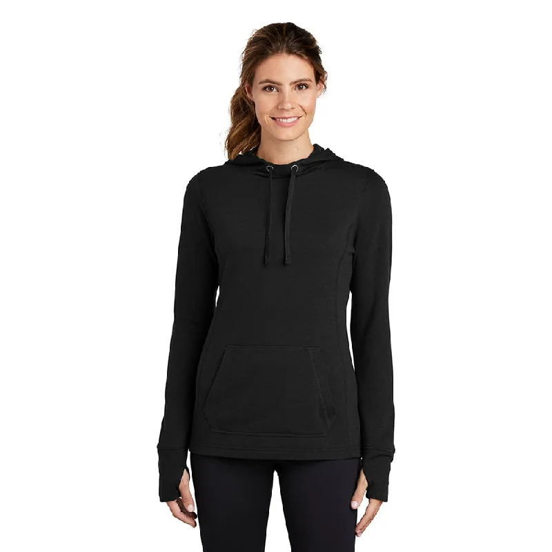 Sport-Tek LST296 PosiCharge Women's Tri-Blend Pullover with Thumbhole Long Sleeve Pullover