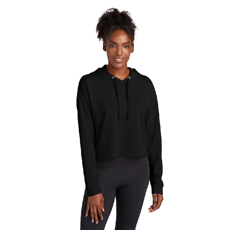 Sport-Tek LST298 PosiCharge Women's Tri-Blend Cropped Pullover Button Front Sweater