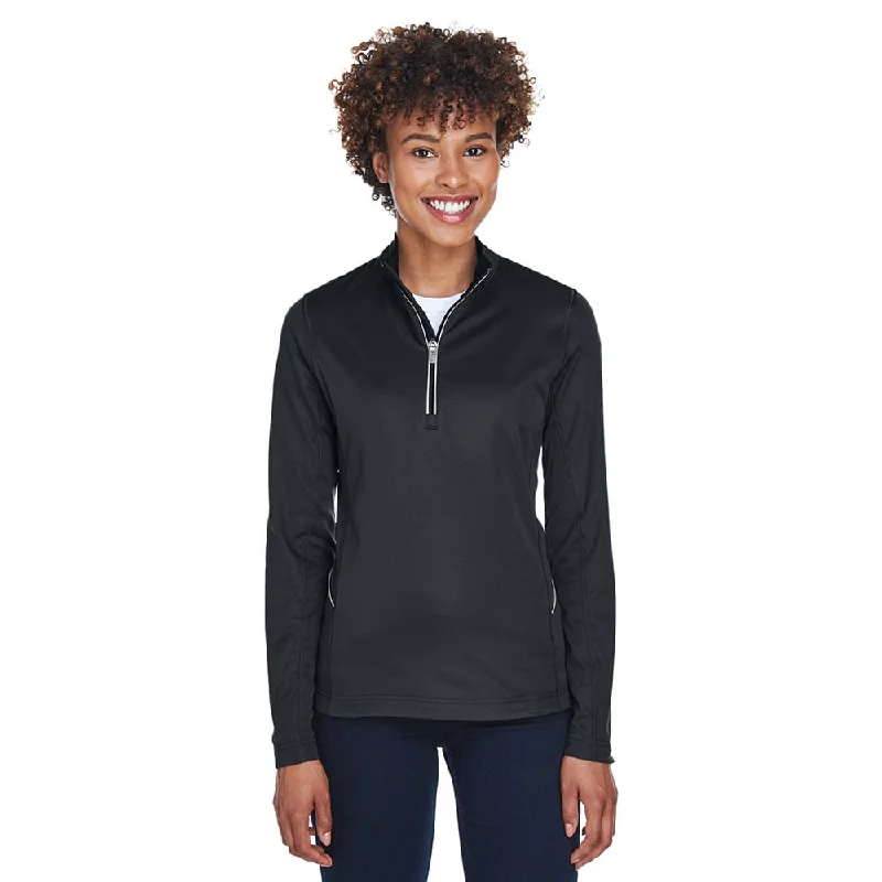 UltraClub Cool & Dry 8230L Ladies' Sport Quarter-Zip Pullover Set Sleeve Pullover