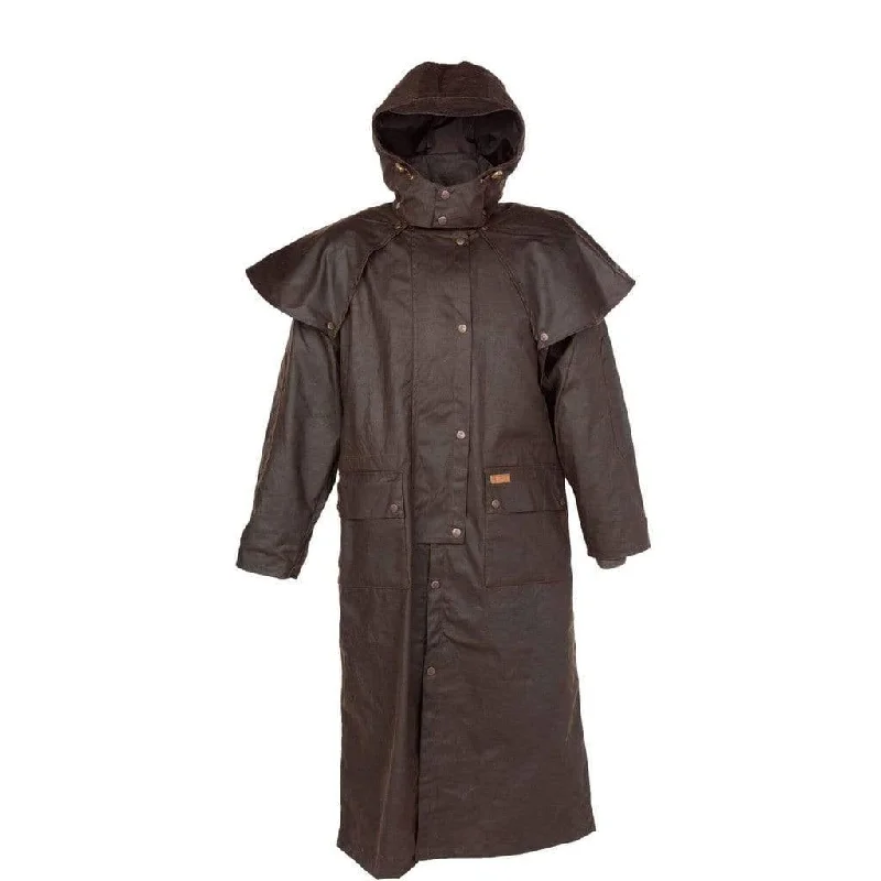 Classic Riding Coat w/Hood Hooded Puffer Anorak