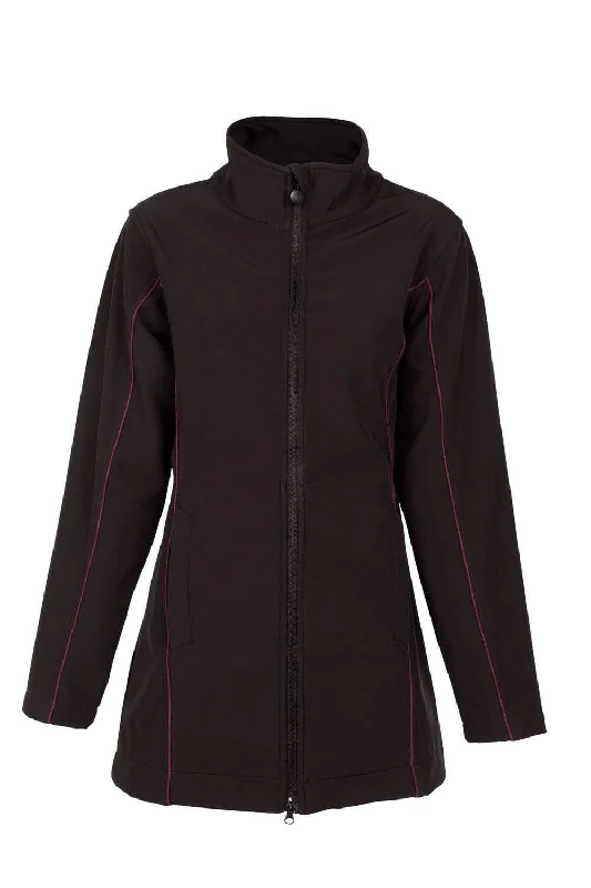 Violet Softshell Coat Stretch Fit Moto Jacket