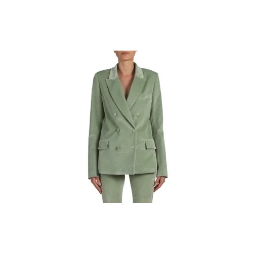 AMIRI Green Velvet Oversized Blazer Women's Unique Blazer