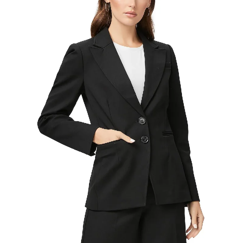 Chelsee Womens Suit Separate Work Wear Two-Button Blazer Winter Women's Blazer