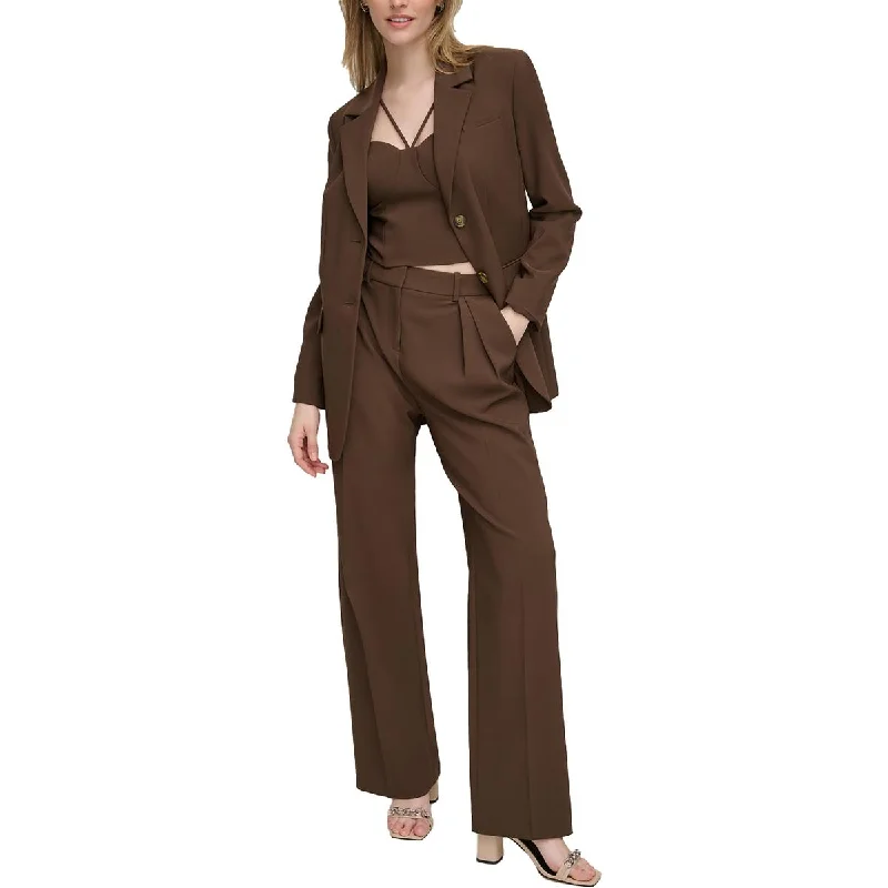 Womens Crepe Suit Separate Two-Button Blazer Women's Unique Blazer