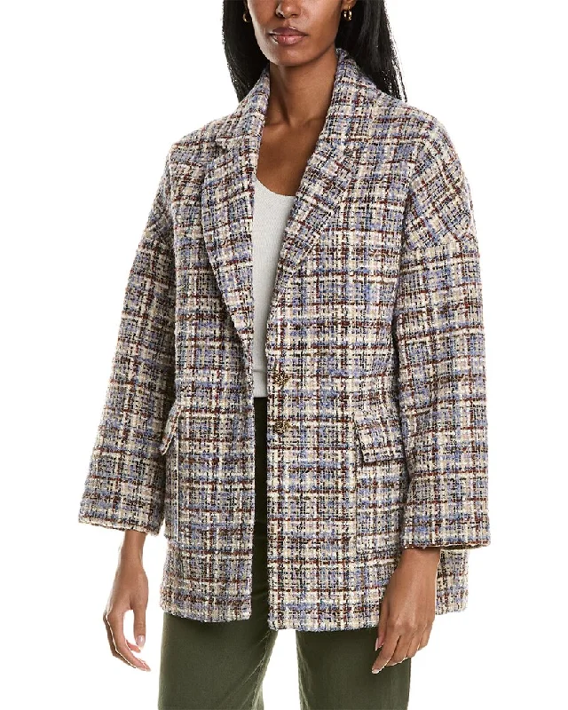 Ba&Sh Wool-Blend Blazer Women's Simple Blazer