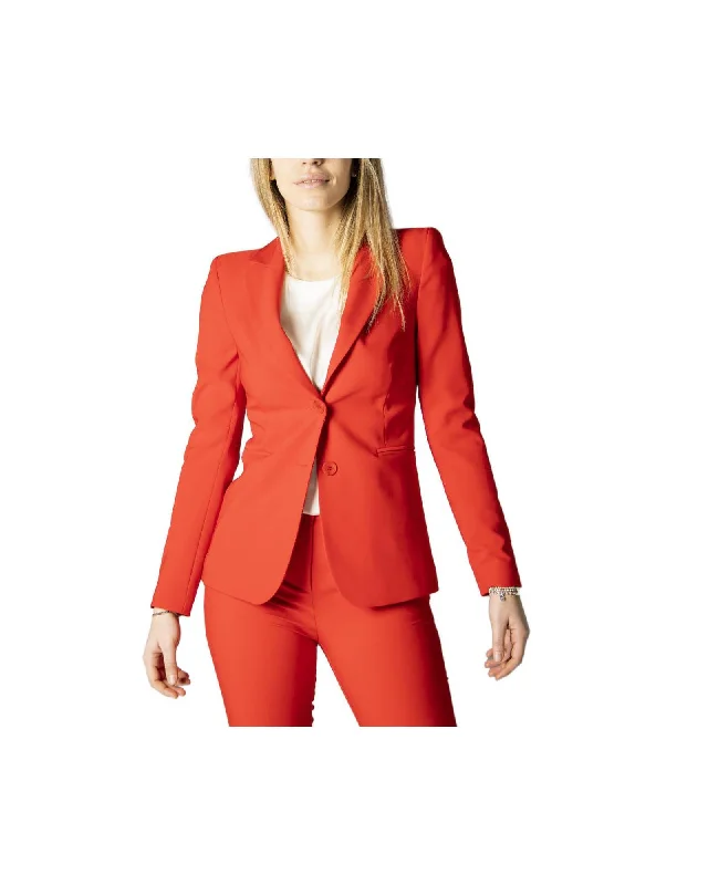 Sandro Ferrone  Women's Red Blazer Women's Unique Blazer