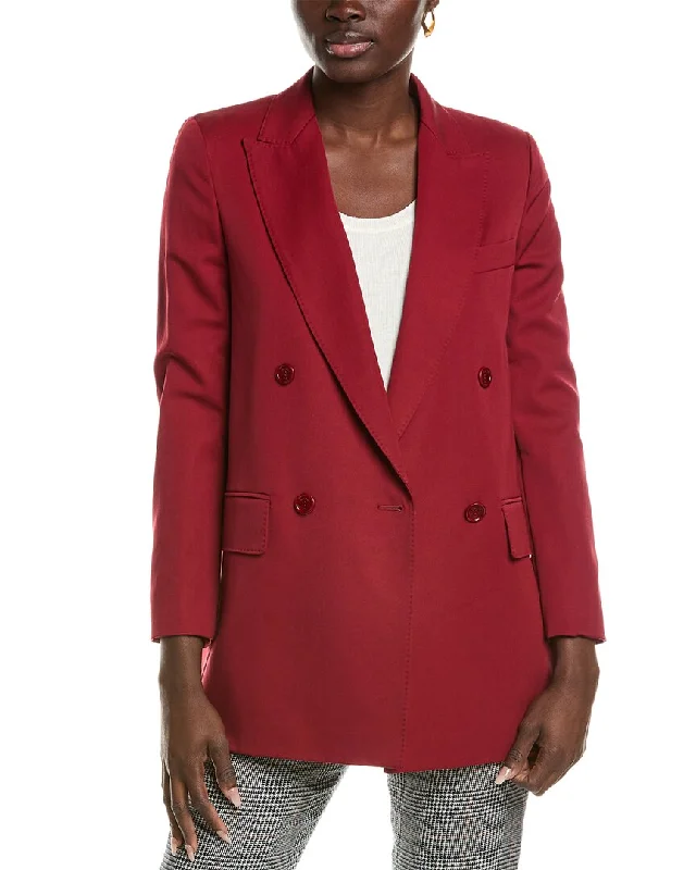 Max Mara Pevera Wool & Mohair-Blend Blazer Women's Daily Blazer