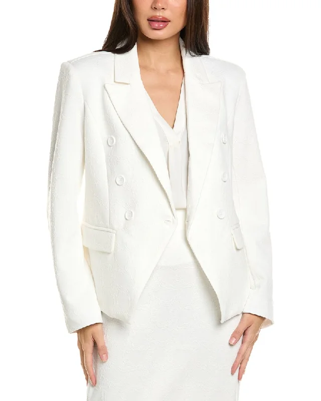 Badgley Mischka Chain Lock Jacquard Blazer Women's Adventure Blazer