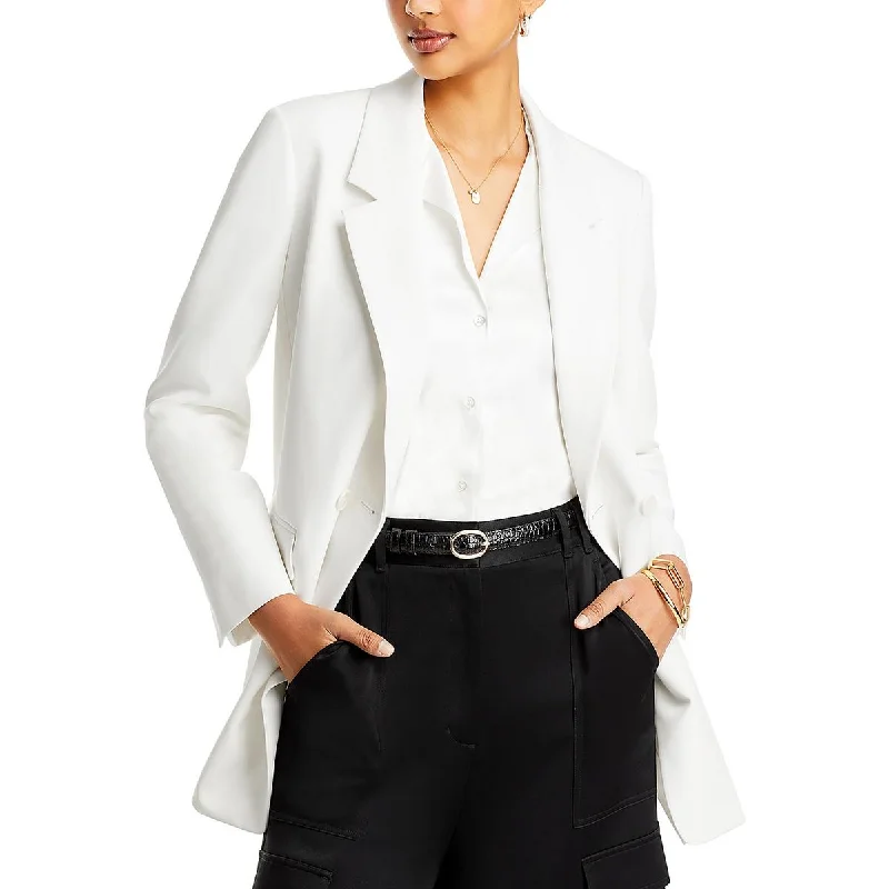 Valentina Womens Notch Collar Suit Separate Double-Breasted Blazer Women's Simple Jacket
