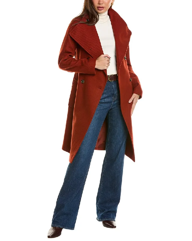 BOSS Hugo Boss Wool-Blend Coat Quilted Puffer Jacket