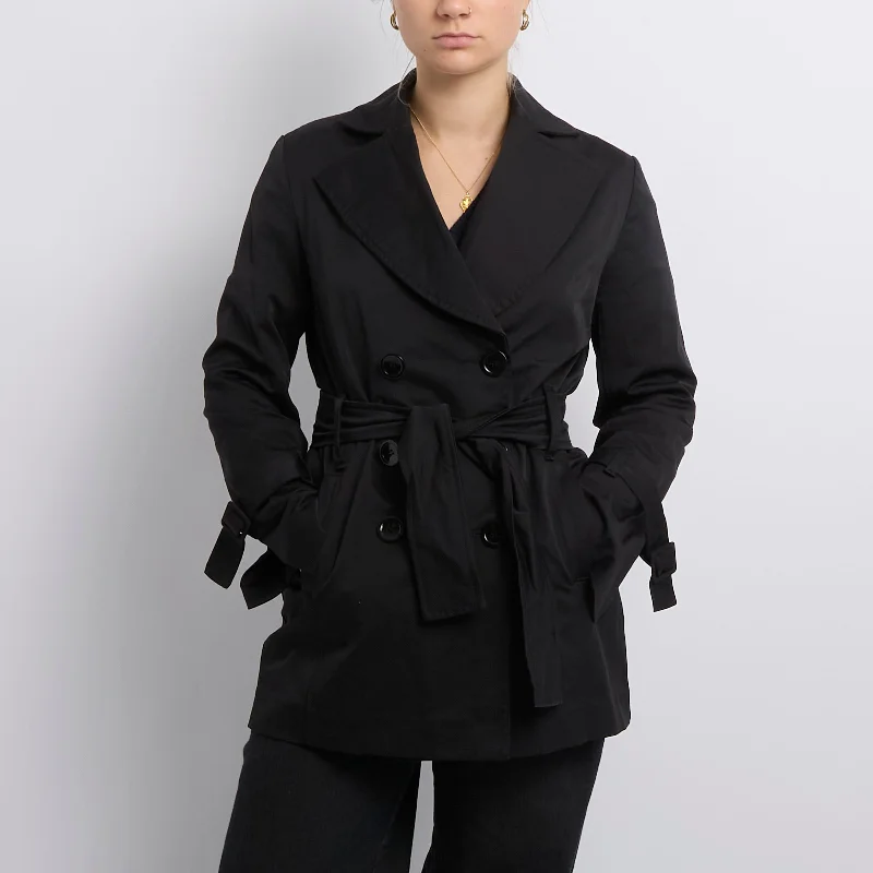 Buckle Detail Cuff Belted Blazer - UK 10 Women's Fashion Blazer