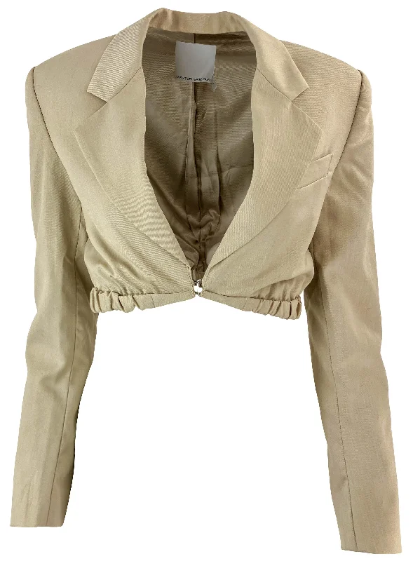 Christopher Esber Contorta Blazer in Putty Women's High-End Blazer