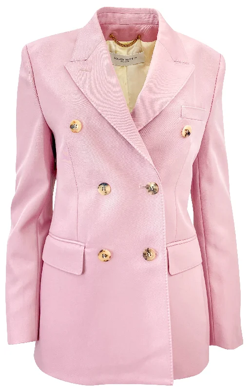 Golden Goose Diva Double Breasted Blazer in Woodrose Women's Fashion Blazer