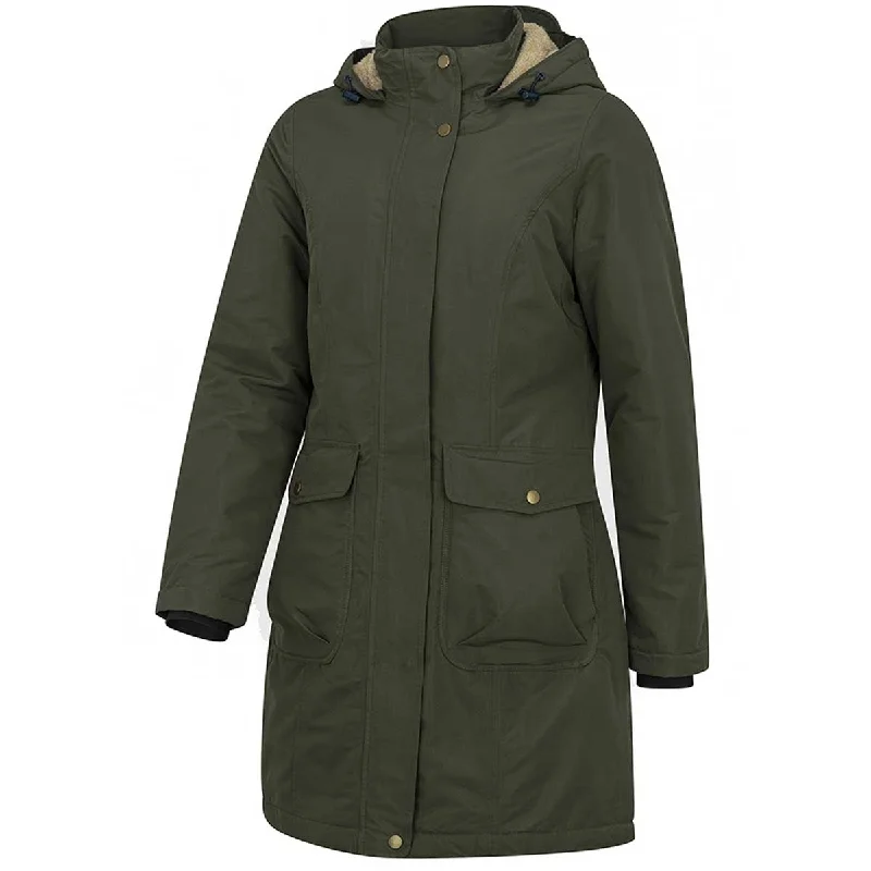 Hoggs of Fife Walker Women's Waterproof Long Coat Belted Midi-Length Coat