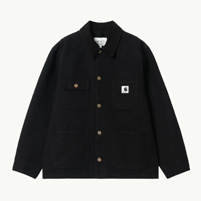 Women's OG Michigan Coat - Black Checkered Wool Shacket
