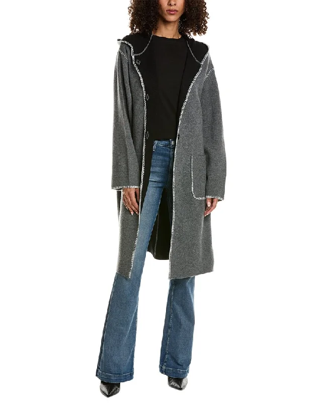 Johnny Was Calme Wool Coat Fitted Tailored Blazer
