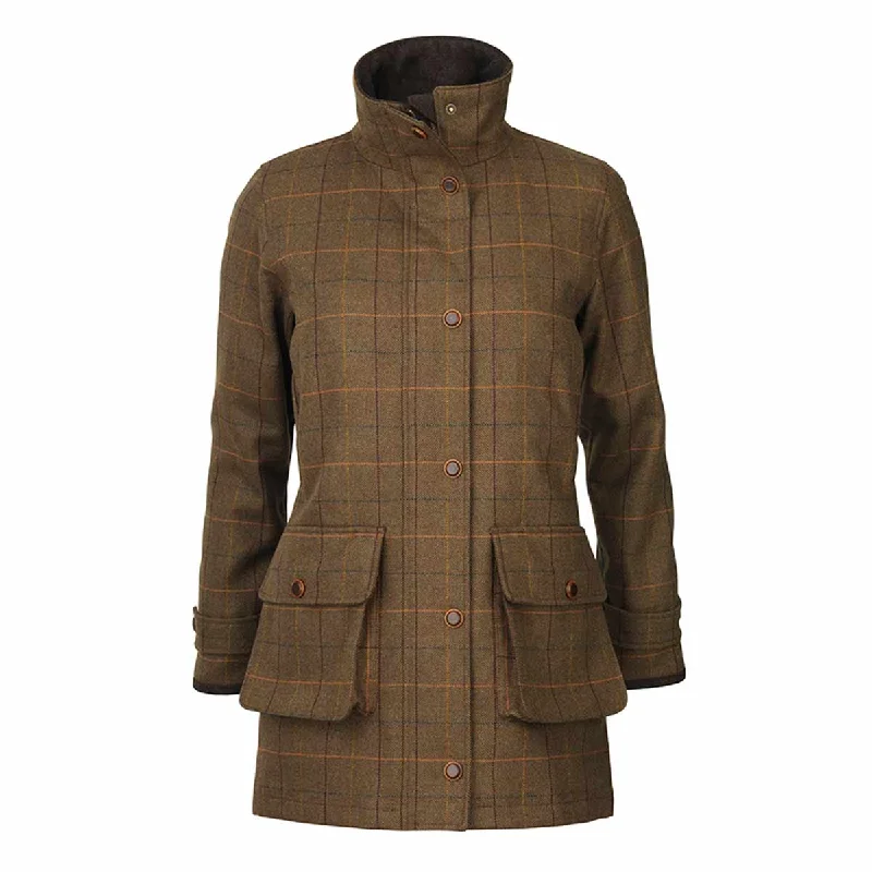 Laksen Cara Ladies Waterproof Tweed Coat W.CTX Chic Winter Coat