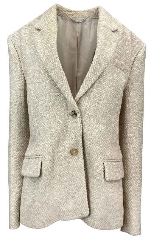 Magda Butrym Blazer in Beige Women's Luxurious Jacket