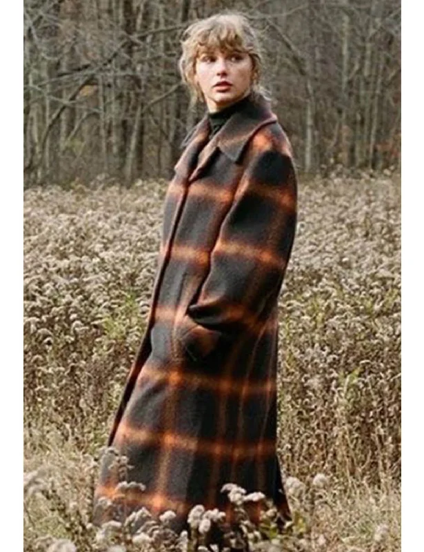 Taylor Swift Evermore Coat High-Collar Puffer Coat