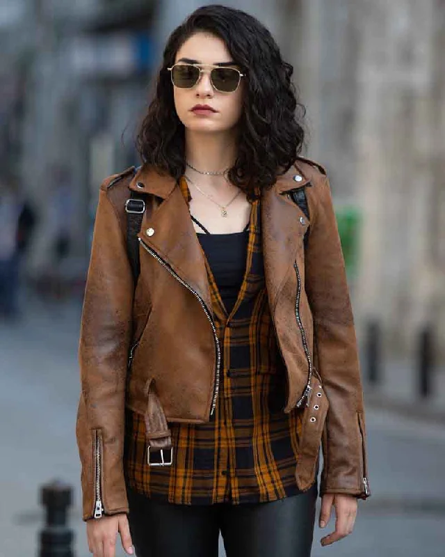 The Protector Zeynep Erman Brown Jacket