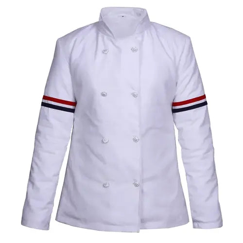 Thom Browne Chef Coat Drape Front Waterfall Coat