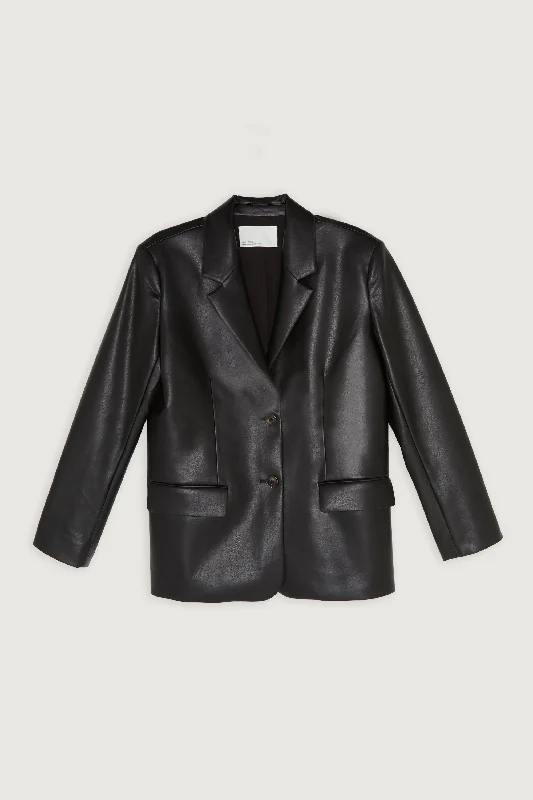 VEGAN LEATHER BLAZER Women's Unique Blazer