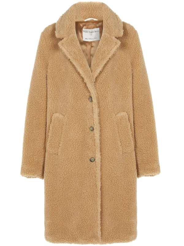 Recycled Teddy Coat Relaxed Fit Blazer