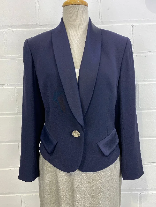 Vintage 1980s/90s Sunny Choi Navy Blazer, Small Women's Classic Blazer