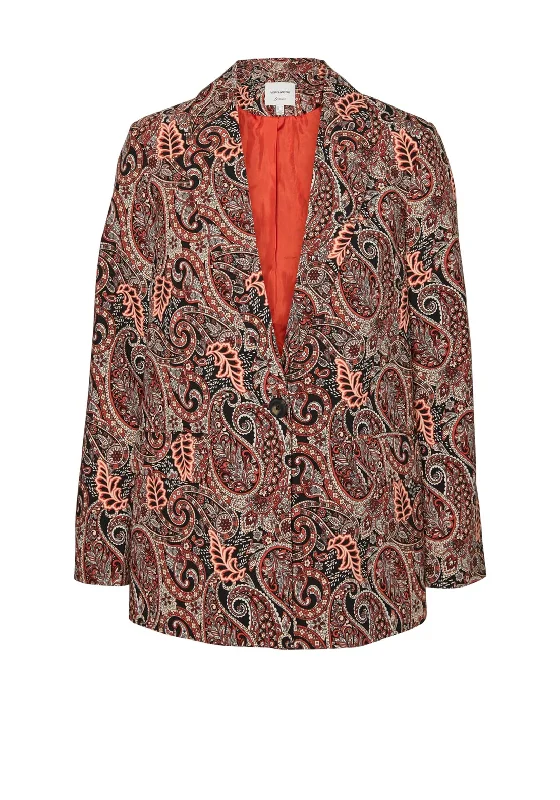 Vero Moda Paisley Print Blazer, Red Multi Women's High-End Blazer