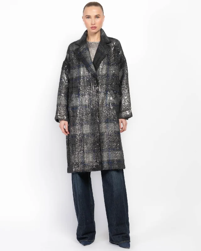Mohair Coat Luxury Cashmere Wrap