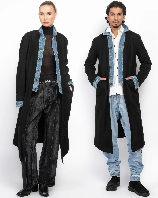 Admiral Large Coat Draped Longline Jacket