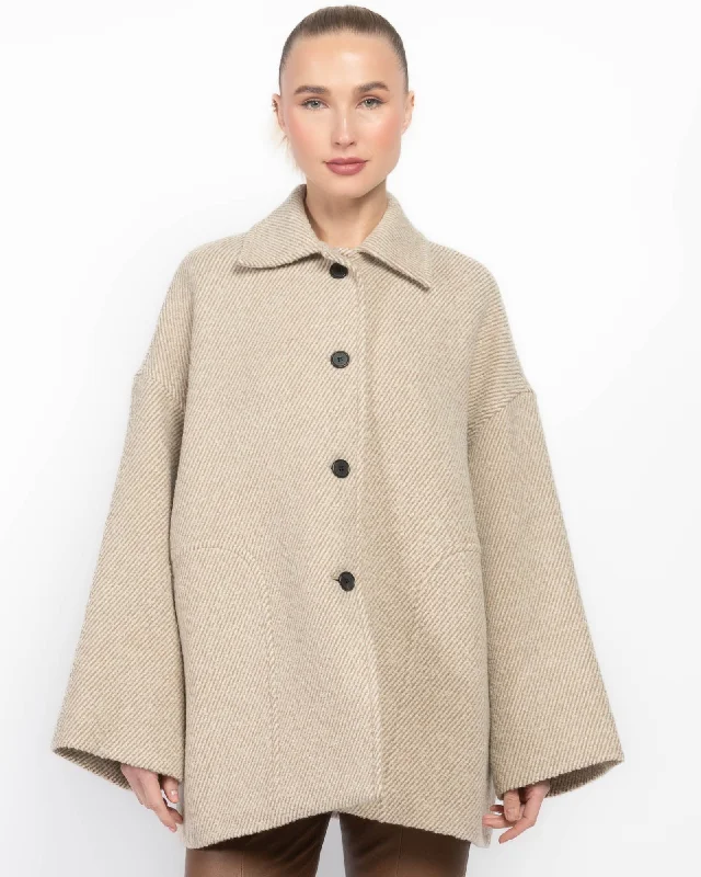 Sullivan Coat High-Collar Puffer Coat