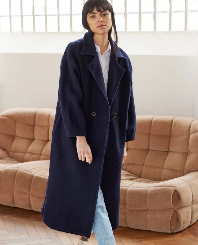 Sacre Coeur Monk Navy long Coat