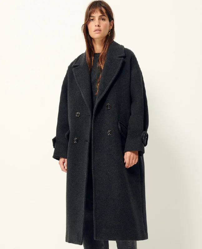 Sessun Mia Carbonella Wool Coat