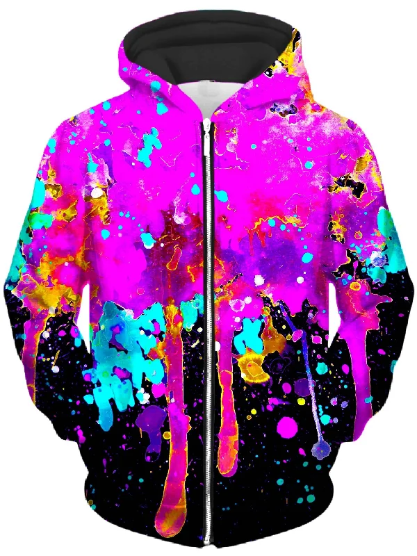 Abstract 2 Unisex Zip-Up Hoodie