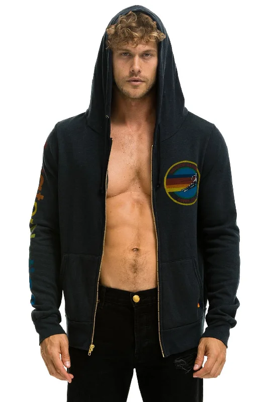 AVIATOR NATION ASPEN HOODIE - CHARCOAL