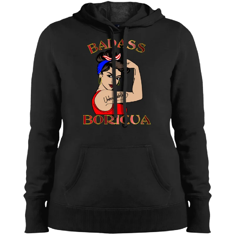 Badass Unbreakable Boricua (XS-4XL) Ladies' Pullover Hoodie