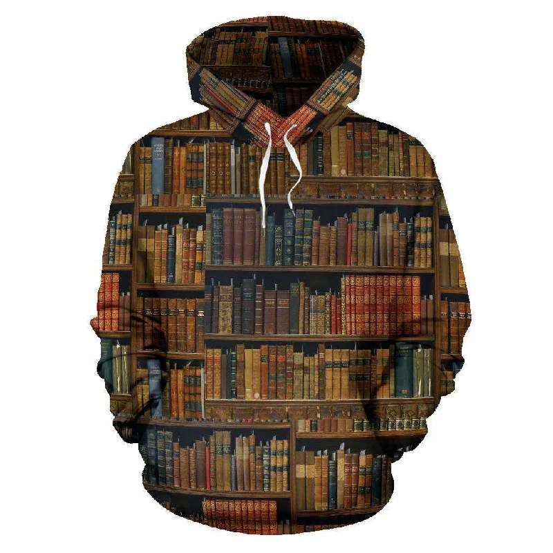 Bookshelf All Over Print Hoodie